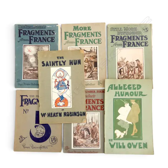 5 WW1 FRAGMENTS OF FRANCE  MAGS & 2 OTHERS