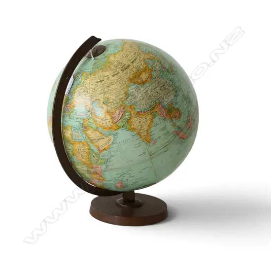 1960S VINTAGE WORLD GLOBE DIA310MM