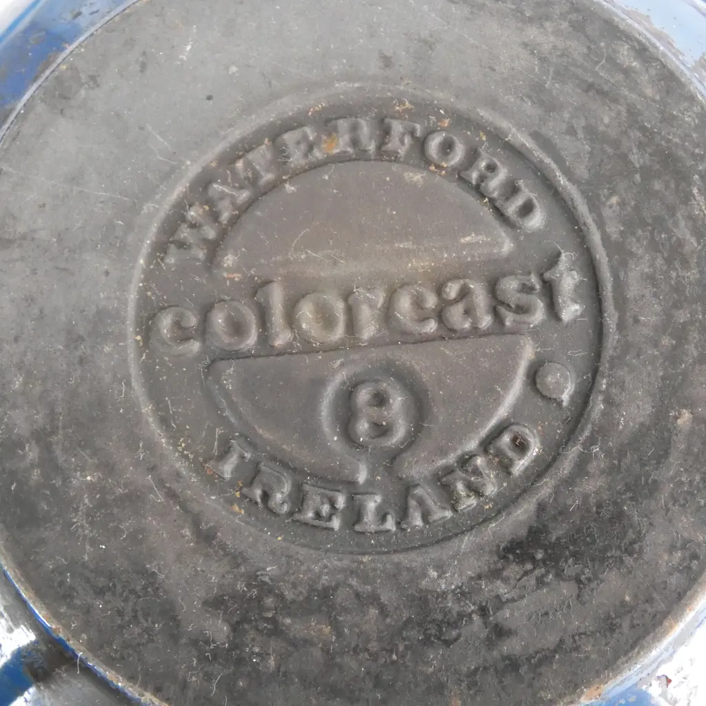 4 PCES CAST IRON & ENAMEL KITCHEN WARE Icnl. LE CRUSET SAUCEPAN W.390mm Image 1++