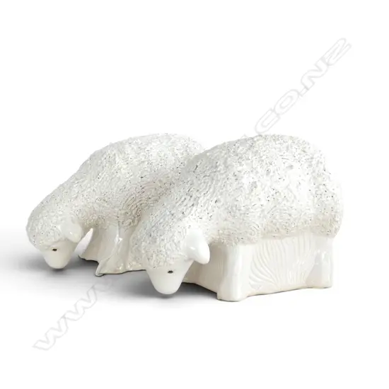 2 POTTERY SHEEP L.250mm