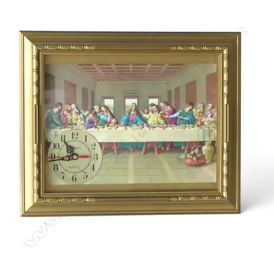 THE LAST SUPPER WALL CLOCK 350x425mm