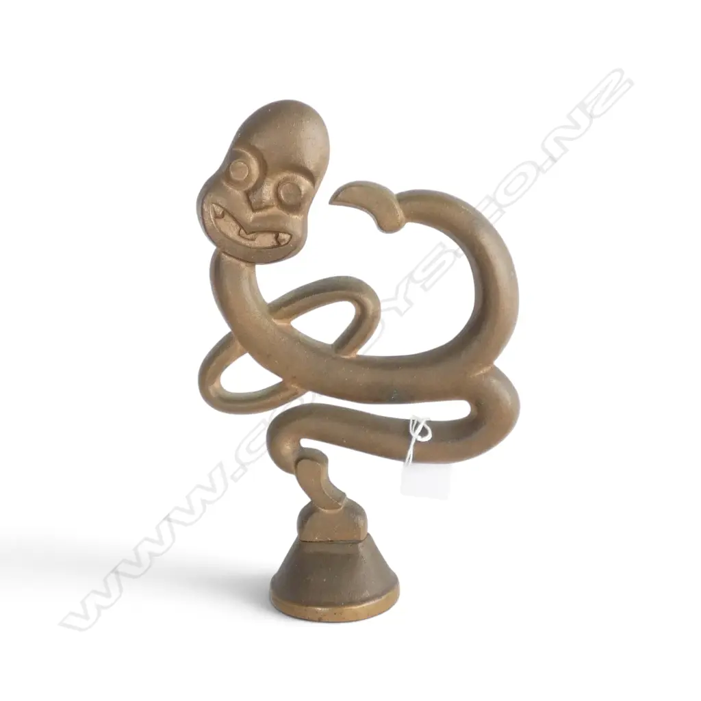 BRASS TANIWHA ORNAMENT H.240mm Image 1++
