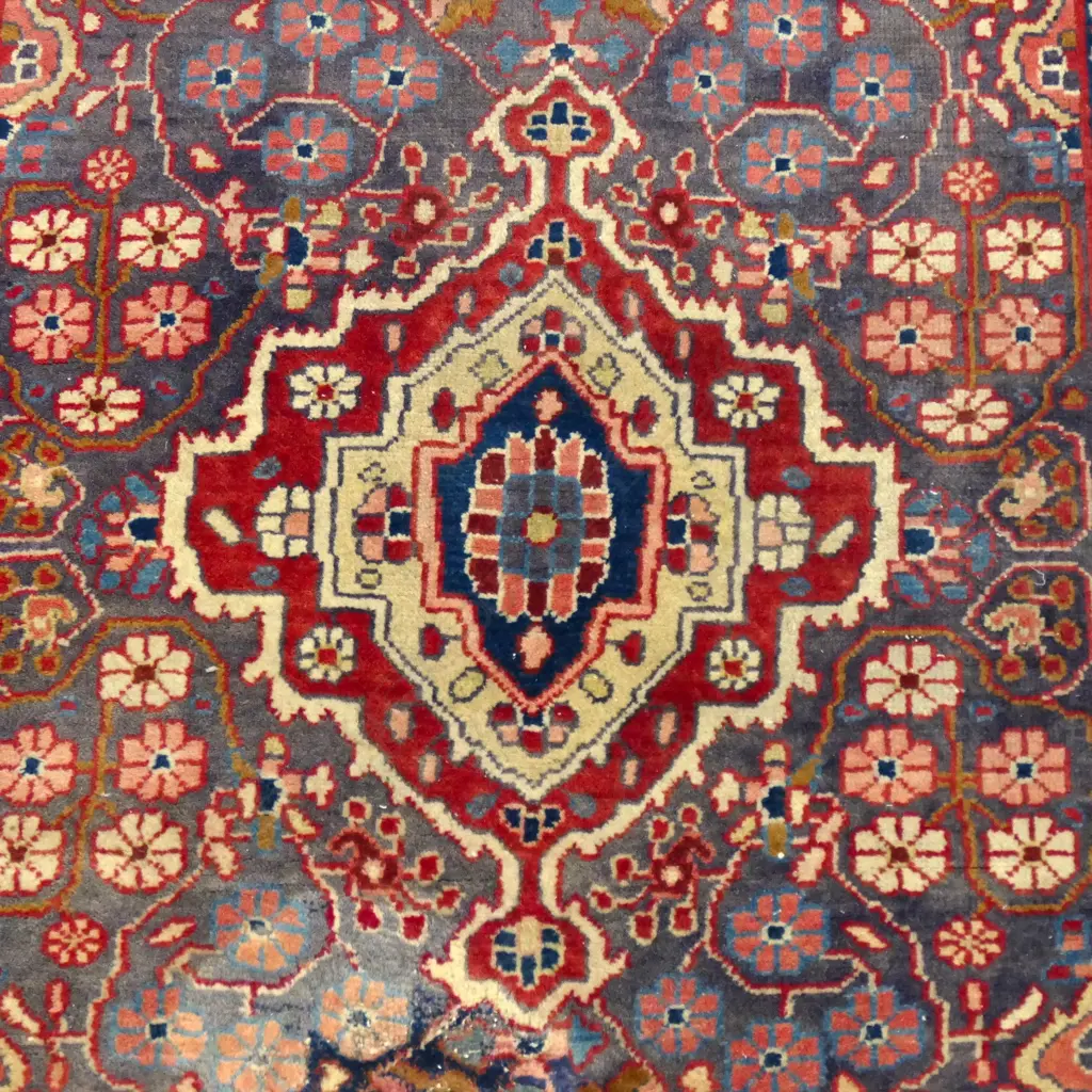 HAND KNOTTED WOOL PILE RUG 1580x1080mm Image 1++