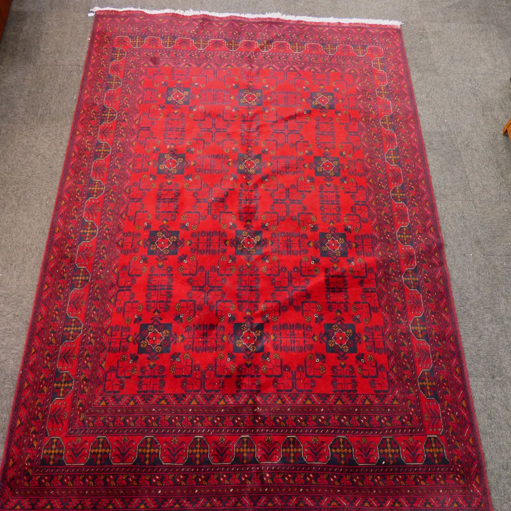 A quality hand-knotted Andkhoy carpet, Image 1++