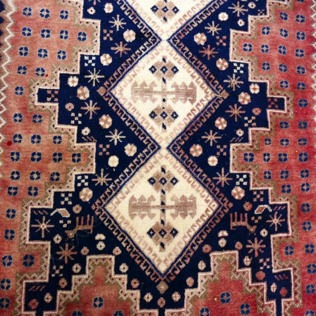 AFSHAR HAND KNOTTED ALL WOOL RUG 2080x1540mm Image 1++