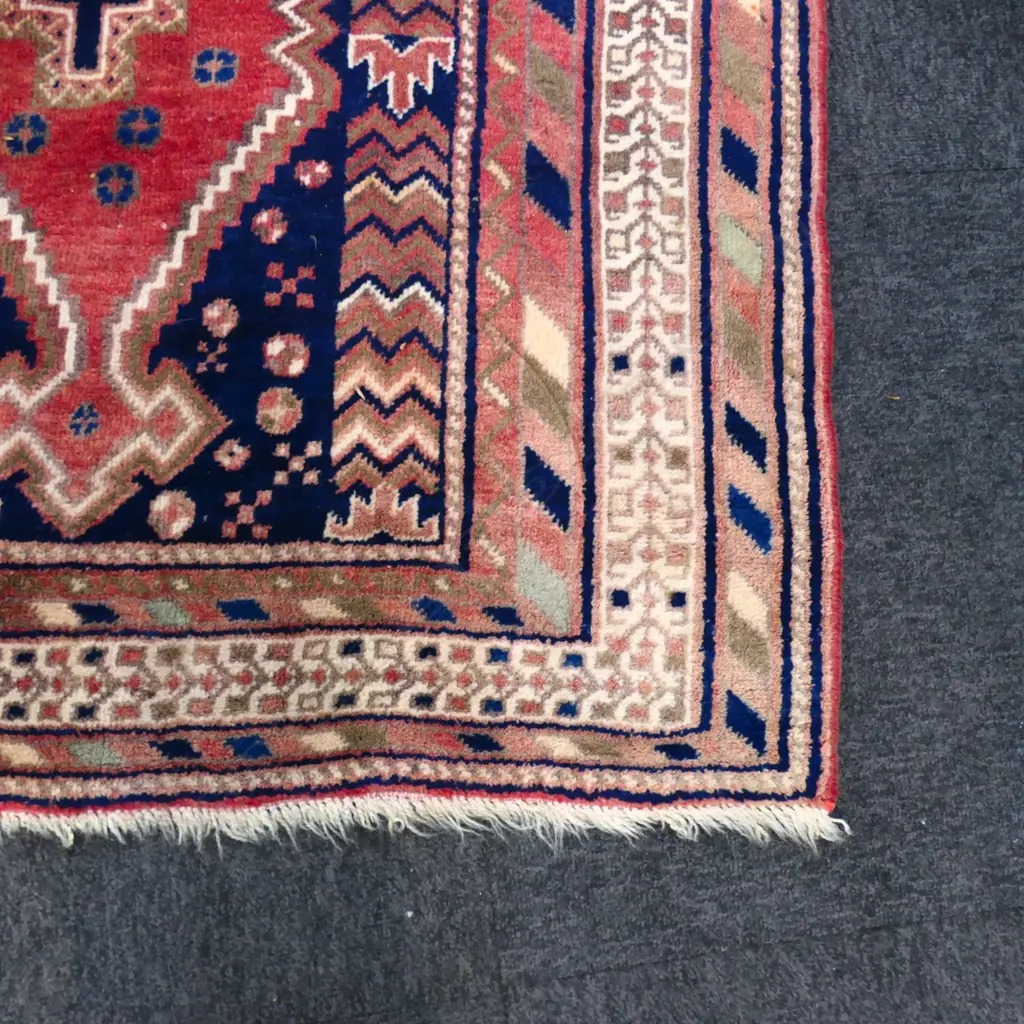 AFSHAR HAND KNOTTED ALL WOOL RUG 2080x1540mm Image 1++