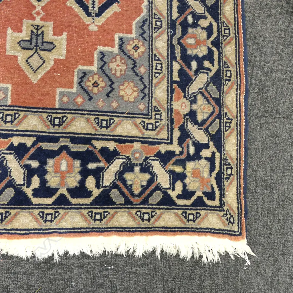HAND KNOTTED WOOL PILE RUG 1880x1200mm Image 1++