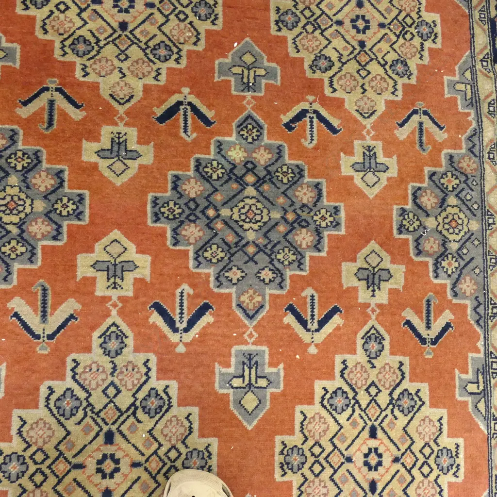HAND KNOTTED WOOL PILE RUG 1880x1200mm Image 1++