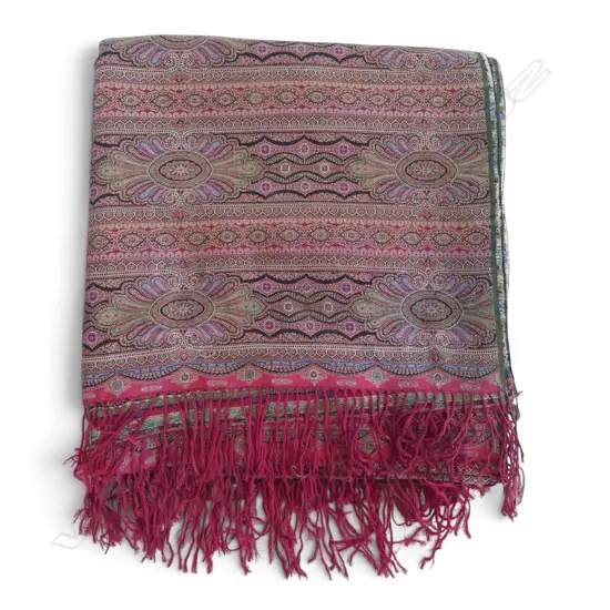 VICTORIAN KASHMIRI SHAWL/COVER 1700 X 2300mm