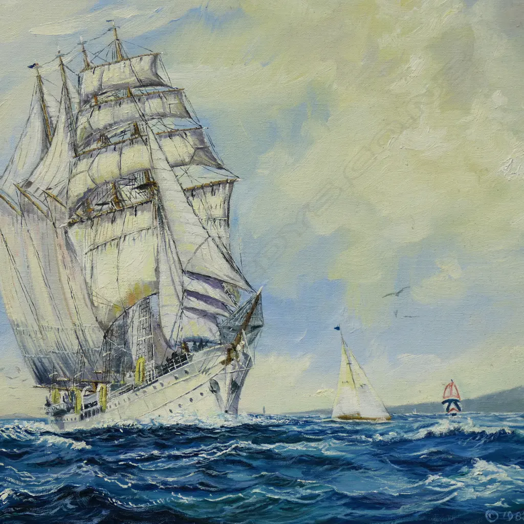 MAURICE FORESTER 'EMERALDA' ACRYLIC ON BOARD 1983 440x595mm Image 1++