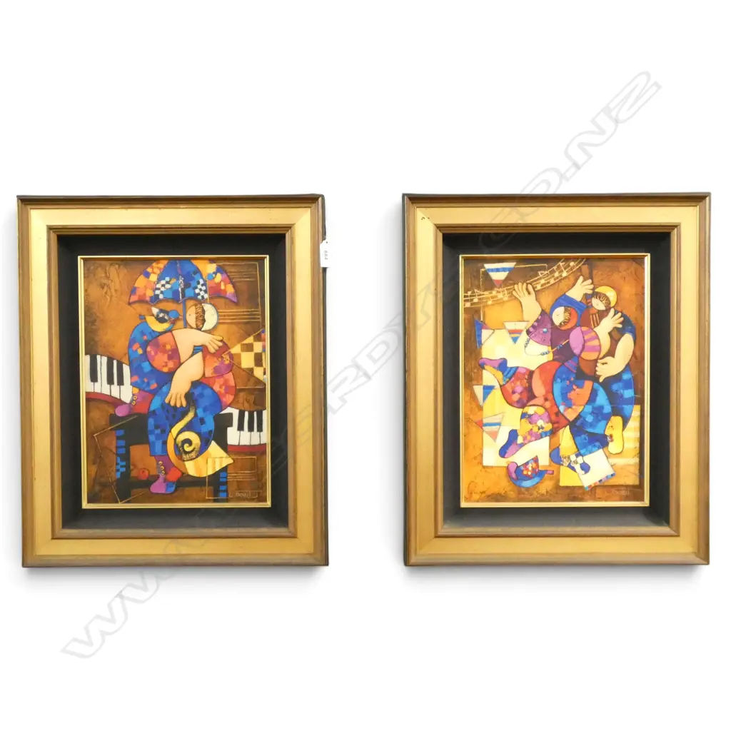 2 DORIT LEVI SERIGRAPHS 330x245mm Image 1++