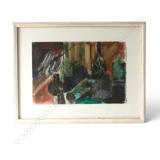 ELIZABETH SHEARMAN, MIXED MEDIA STILL LIFE, 400x600mm