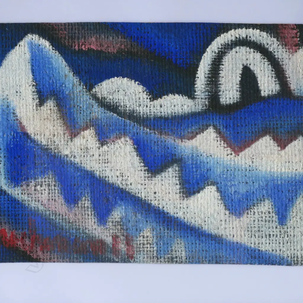 DEAN BUCHANAN, 2 OILS ON CANVAS, ONE SIGNED, 145x220mm Image 1++