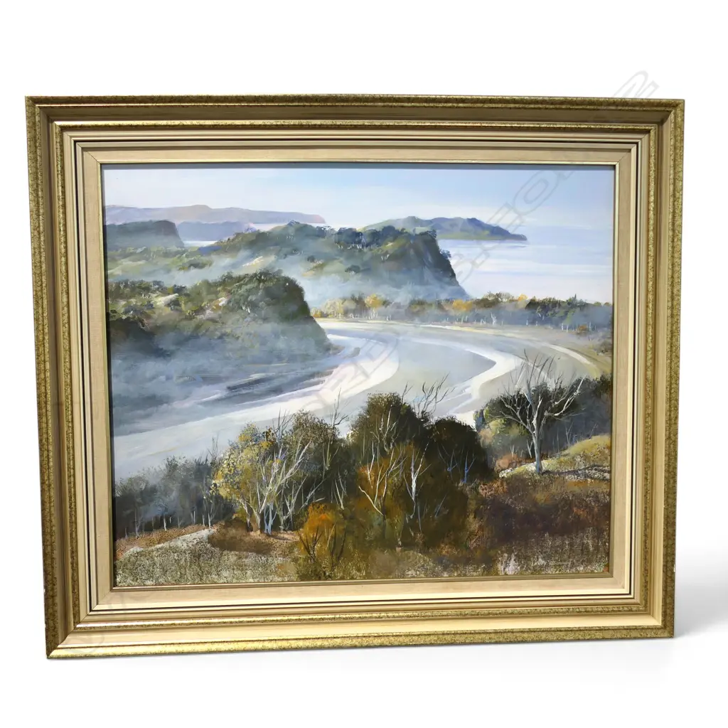 LANCE O'GORMAN 'TRANQUIL WATERS WENDERHOLM' OIL ON BOARD 600x730mm Image 1++