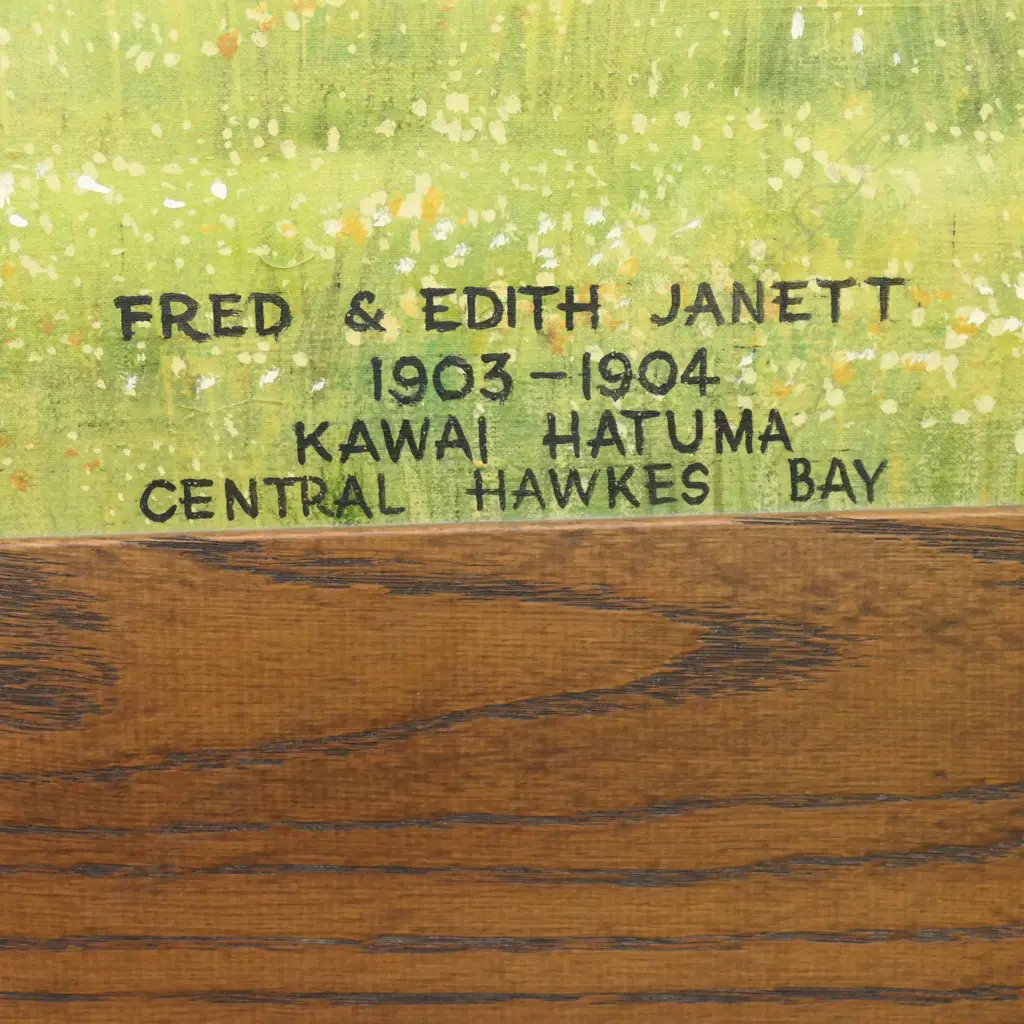 GEORGE TAYLOR, KAWAI HATUMA CENTRAL HAWKES BAY, OIL ON BOARD, 495x750mm Image 1++