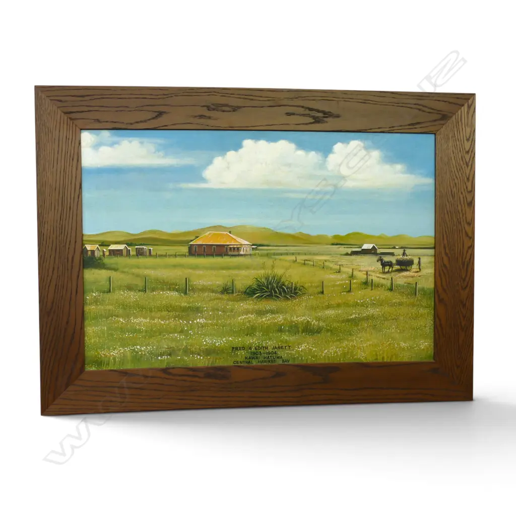 GEORGE TAYLOR, KAWAI HATUMA CENTRAL HAWKES BAY, OIL ON BOARD, 495x750mm Image 1++