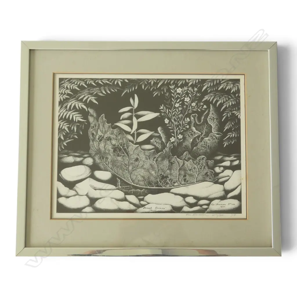 REI HAMMOND FOREST PRINCE FRAMED NUMBERED PRINT  H280 L360MM Image 1++