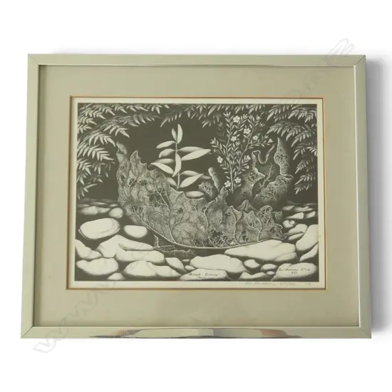 REI HAMMOND FOREST PRINCE FRAMED NUMBERED PRINT  H280 L360MM