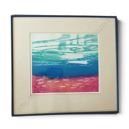 ELIZABETH STEINER, UNDERWATER II, AQUATINT, 310x355mm