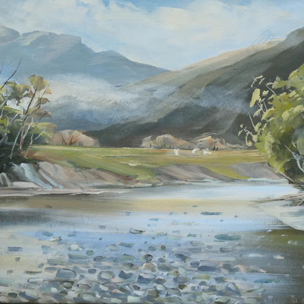 3 LANDSCAPE ARTWORKS INCL. TWO BY WILHEIM KOZEN, 660 X 950 MM, 600 X 700MM, 345 X 460MM Image 1++