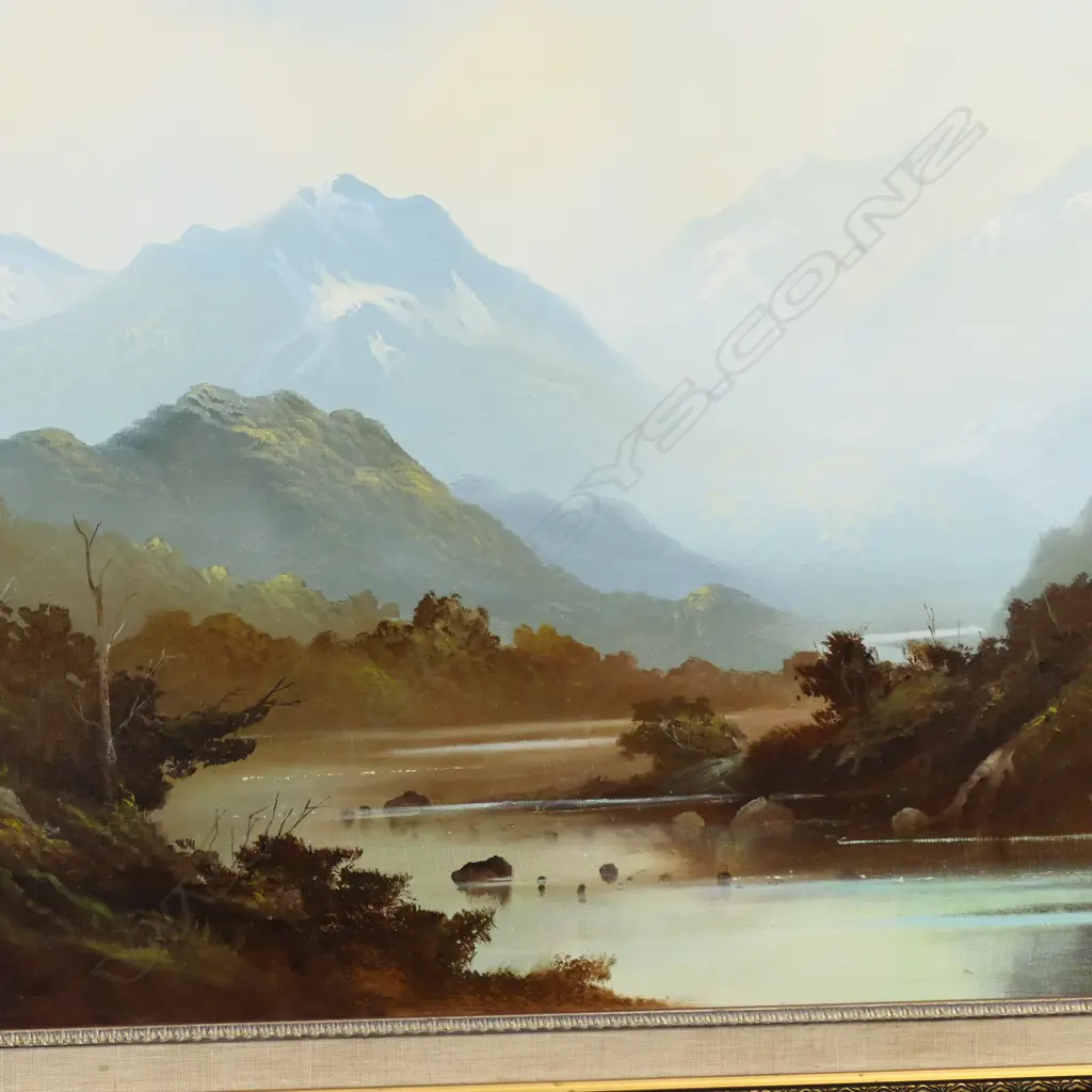 ROY SEFTON KARAMEA RANGES WEST COAST OIL ON CANVAS 92CM X61 Image 1++