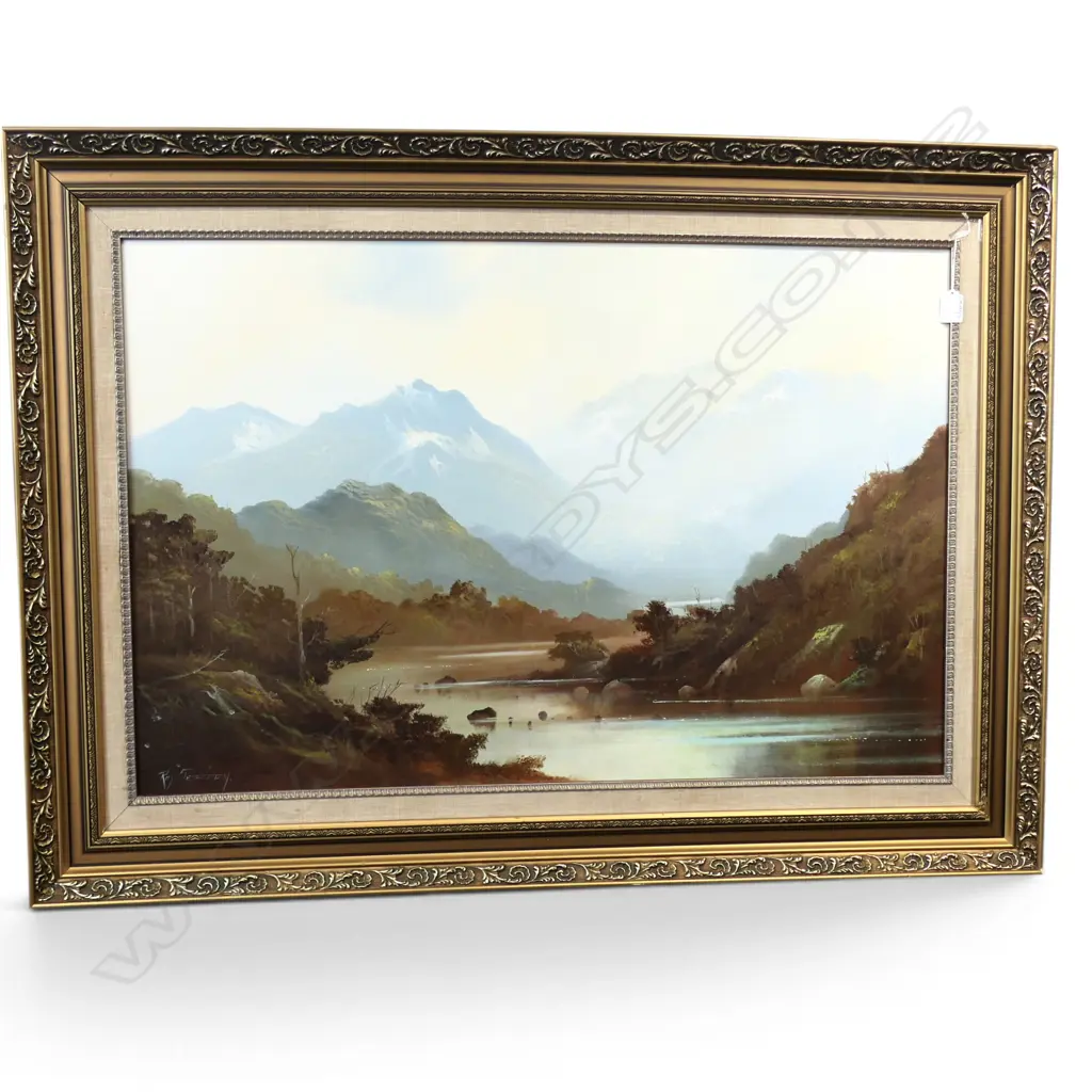 ROY SEFTON KARAMEA RANGES WEST COAST OIL ON CANVAS 92CM X61 Image 1++