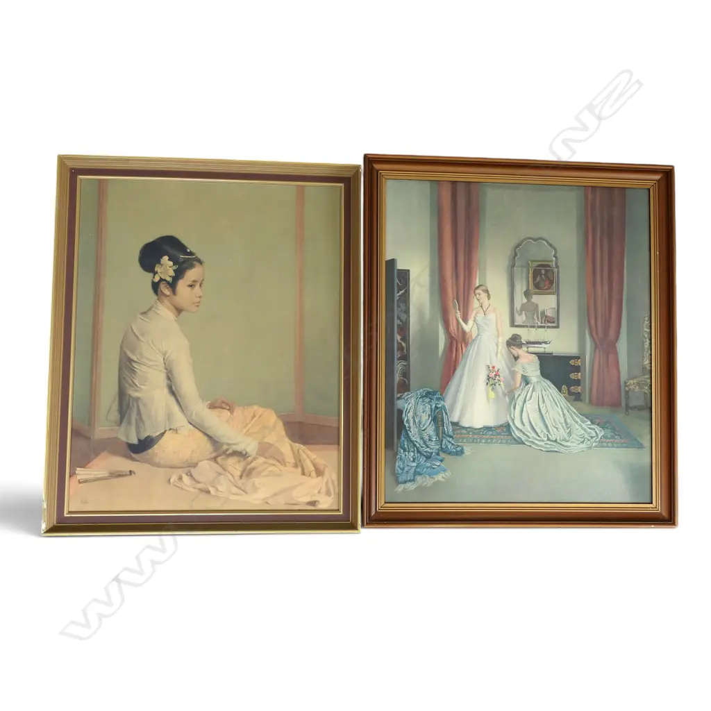 YELLOW TAMEIN & HER FIRST BALL DRESS - TWO PRINTS, 600 X 470MM (EACH) Image 1++