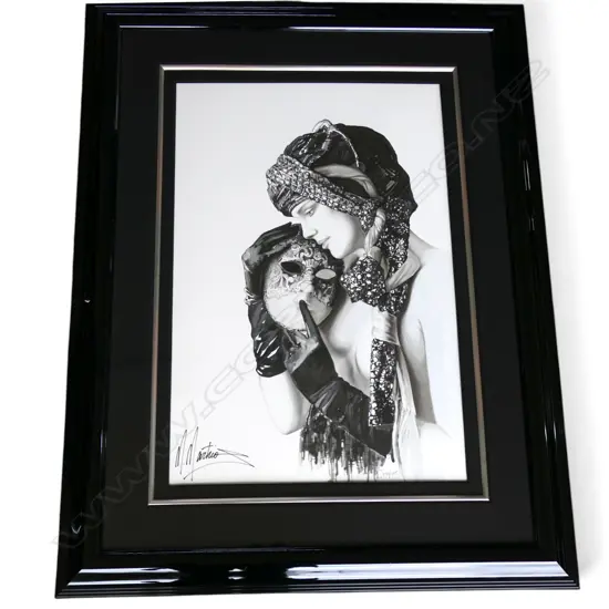 MARTIROS MANOUKIAN (b. 1947) 'SILENT ADVICE' SERIGRAPH 790x520mm