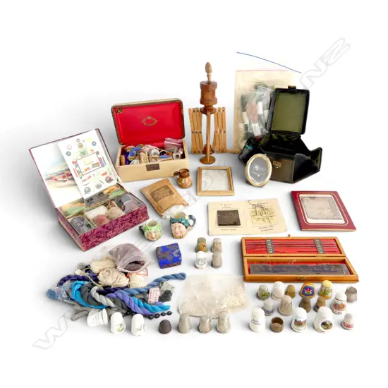 BOX OF ASST. SEWING PCES