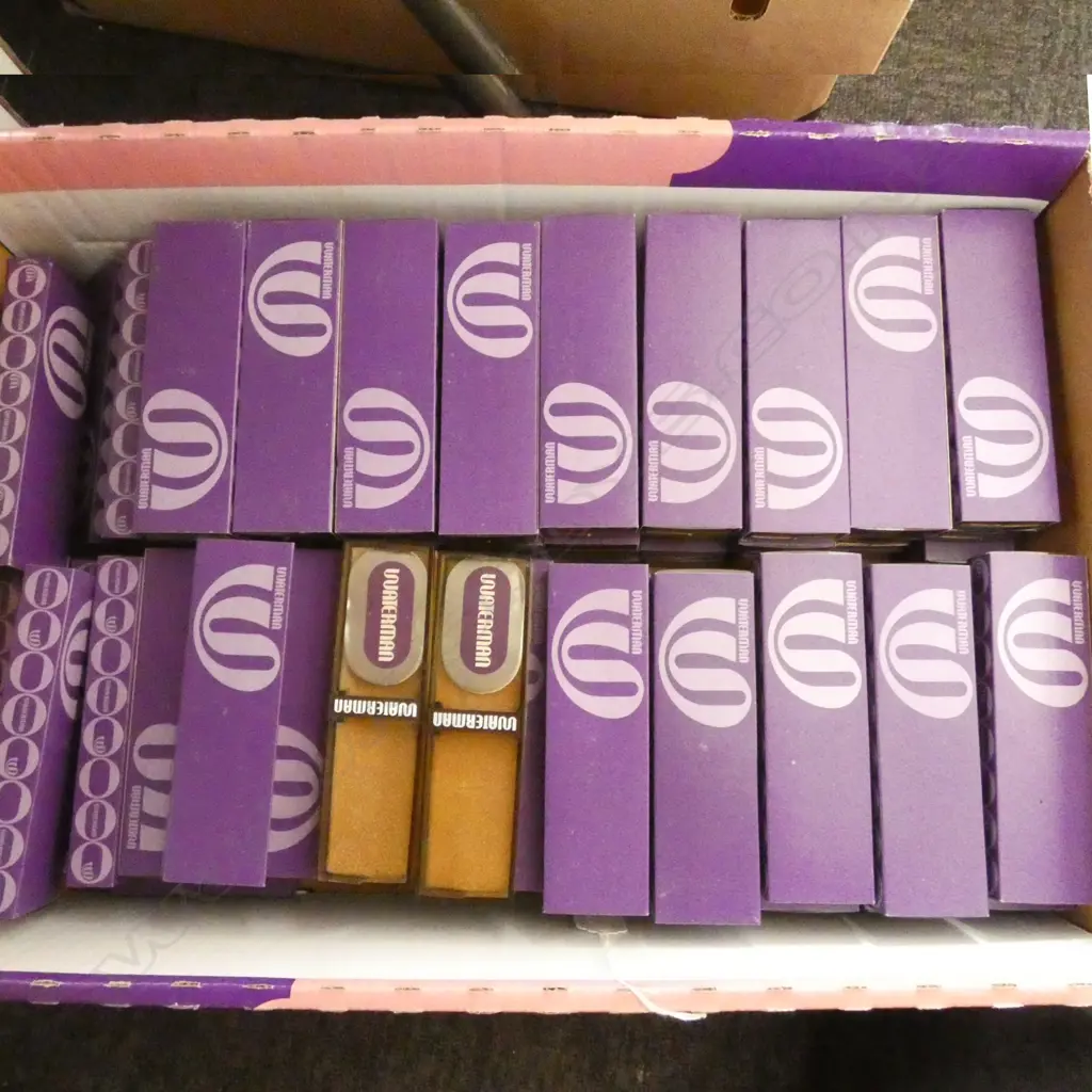 80 VINTAGE WATERMAN PEN CASES UNUSED OLD STOCK Image 1++