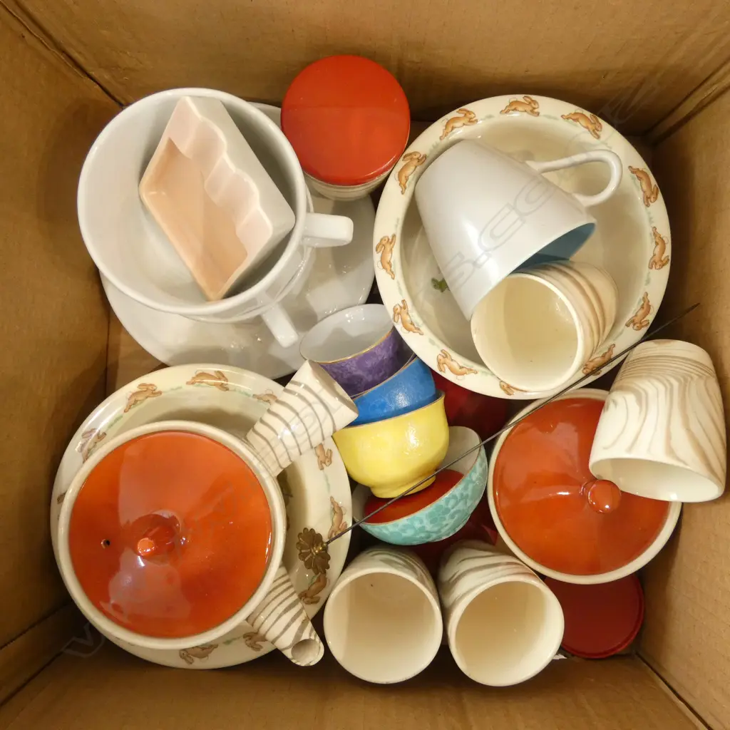 ASST. CHINA INCL. 3 BUNNYKINS BOWLS, POOLE ETC Image 1++