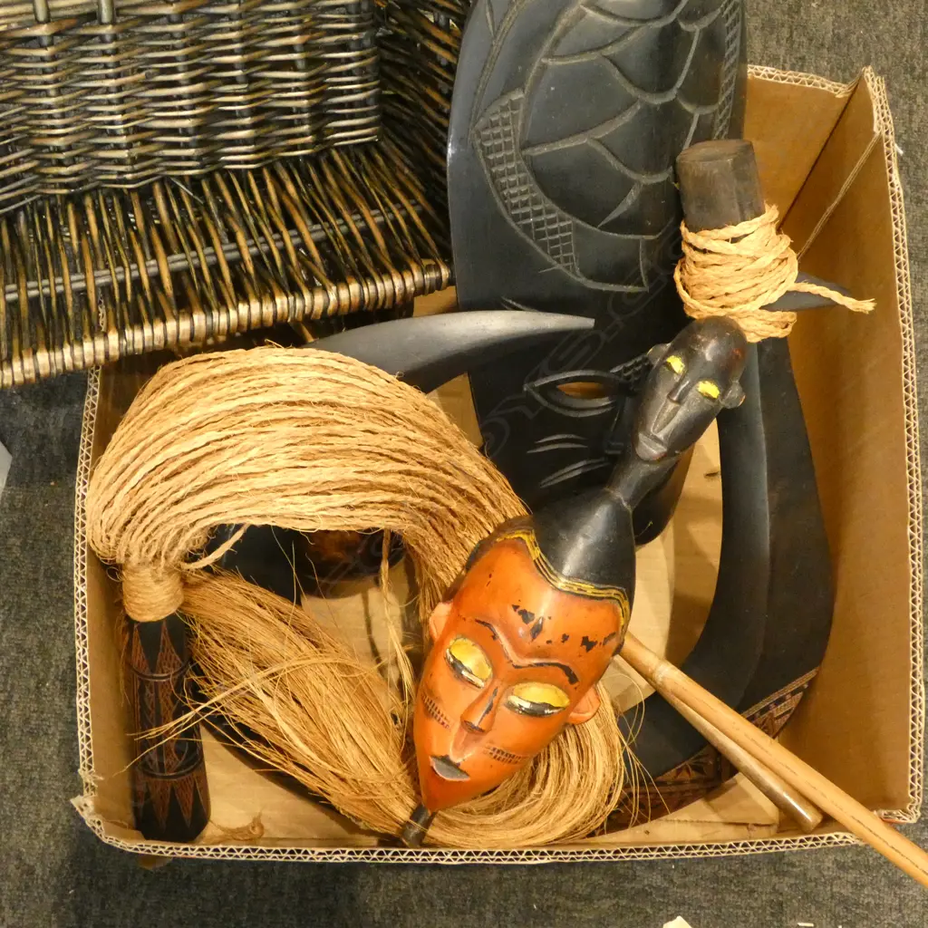 ASST. PACIFIC ISLAND CARVED PCES etc Image 1++