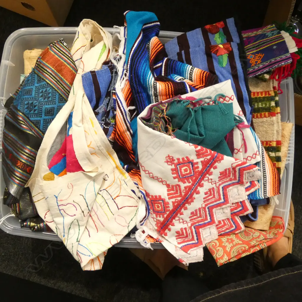 ASST. TEXTILES; MEXICAN, TAPA ETC Image 1++
