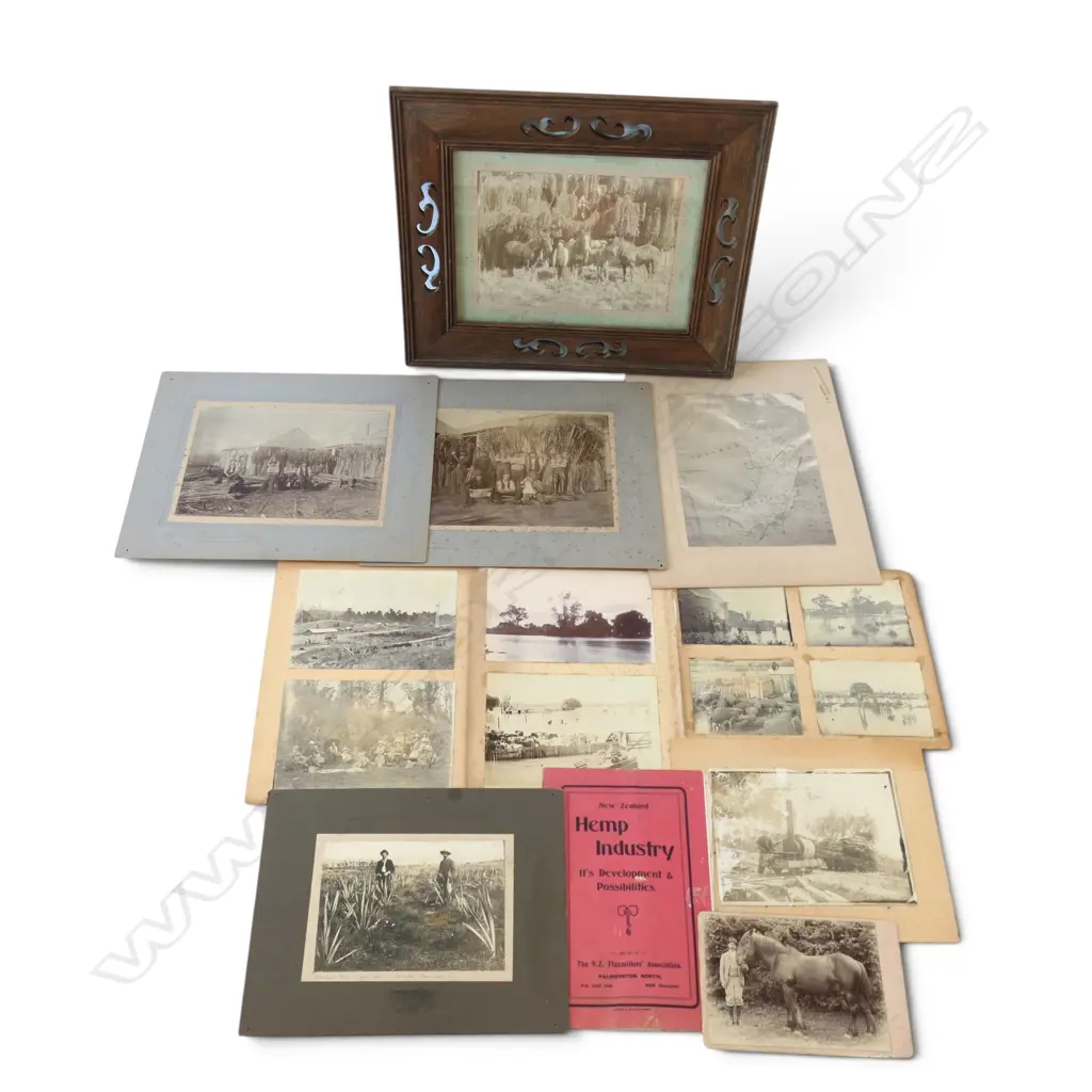 COLLECTION OF EARLY NZ FOXTON FLAX INDUSTRY PHOTOS MAGAZINE ETC Image 1++
