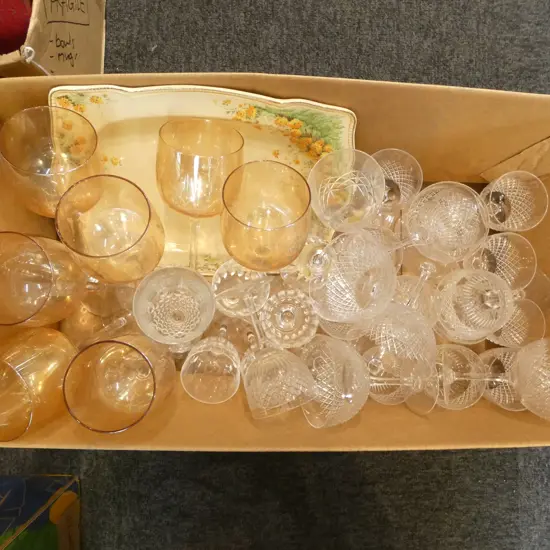 ASST. GLASSWARE ETC