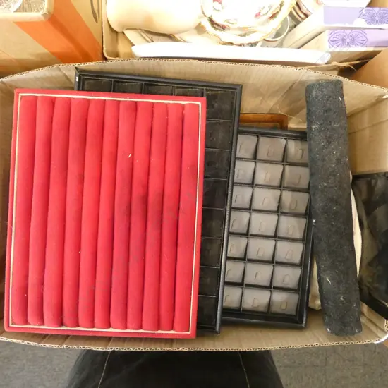 JEWELLERY DISPLAY TRAYS ETC