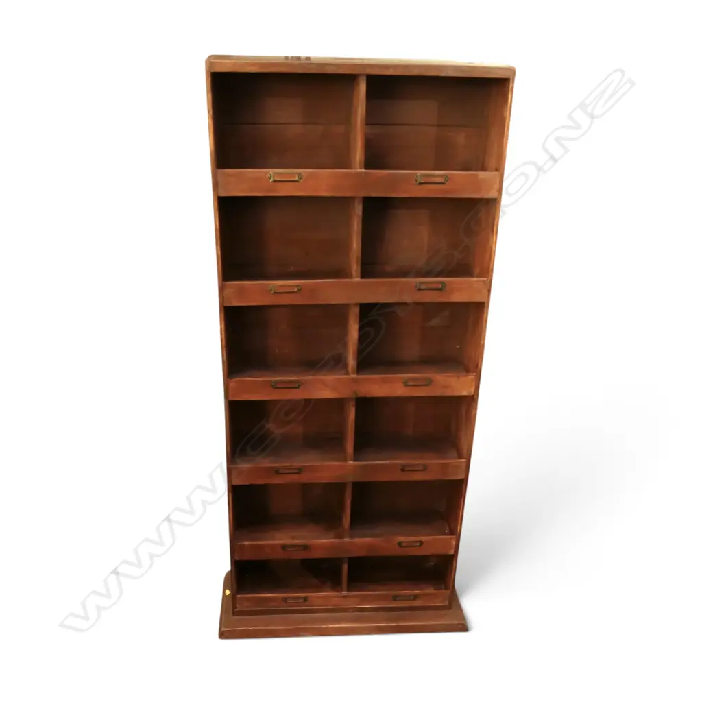 PIGEON HOLES. H.1220MM, W.510MM. Image 1++