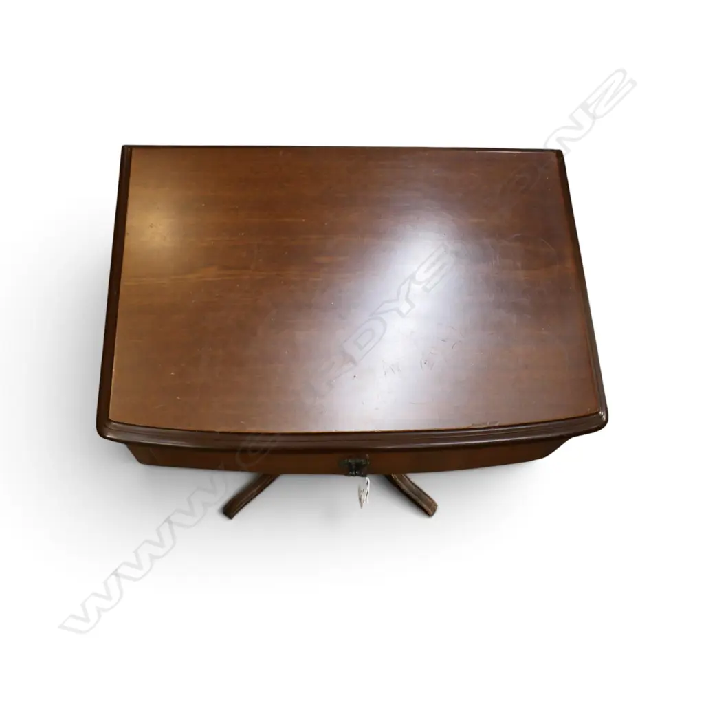 MAHOGANY SIDE TABLE 490x350x620mm Image 1++