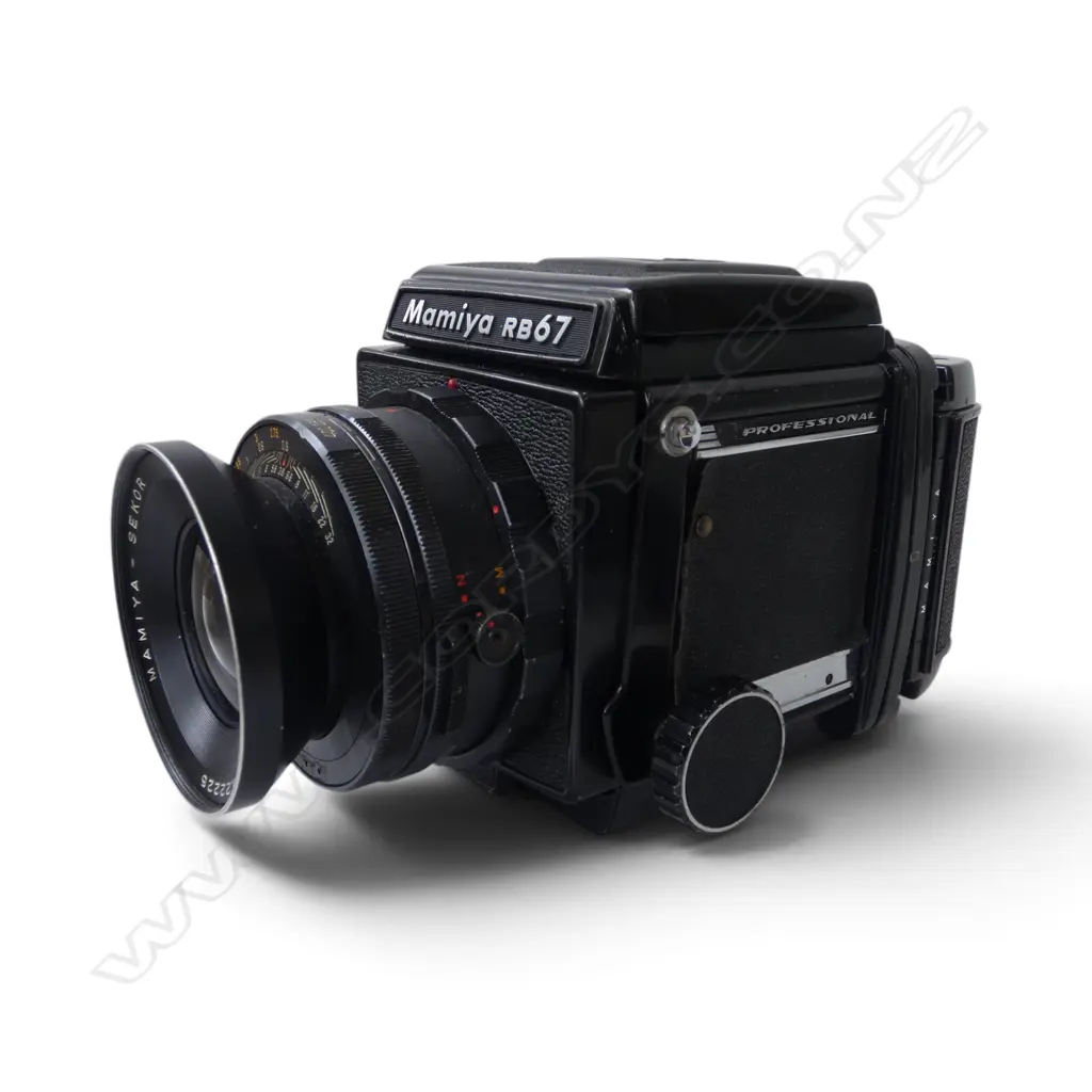 VINTAGE MAMIYA RB67 CAMERA + MAMIYA POLAROID FILM BACK in hard case Image 1++
