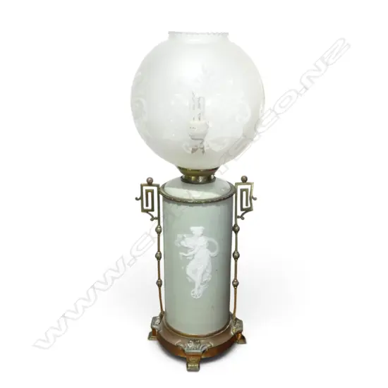 ANTIQUE TABLE LAMP H.650mm WORKING
