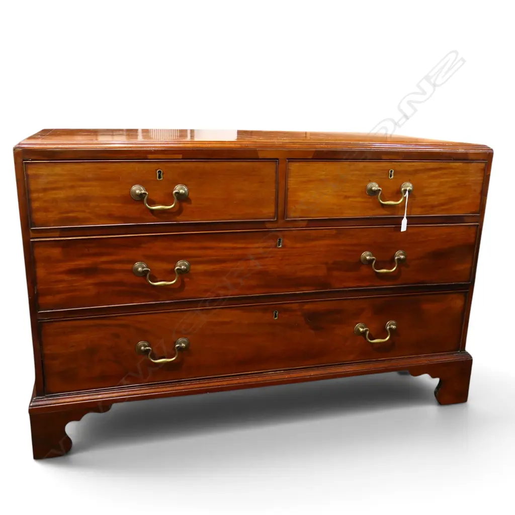 4 DRAWER MAHOGANY CHEST 1250x625x780mm Image 1++