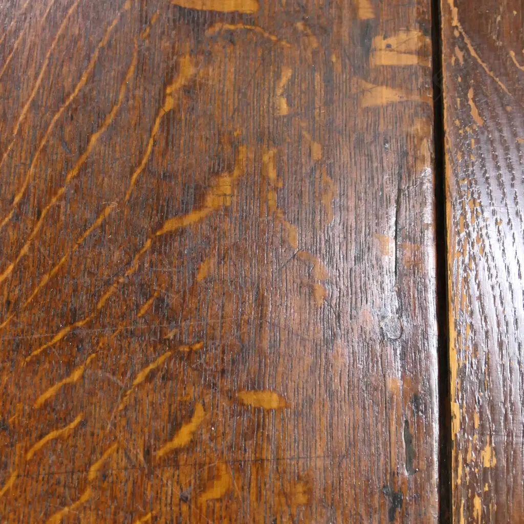 ANTIQUE OAK DROPSIDE TABLE W.900mm Image 1++