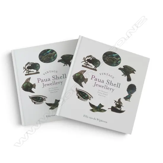 2 COPIES OF 'VINTAGE PAUA SHELL JEWELLERY' BY ELLY VAN DE WIJDEVEN