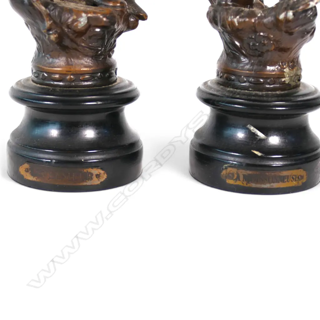 PR SPELTER FIGURINES; LA MOISSONNEUSE, LE SEMEUR H.300mm Image 1++