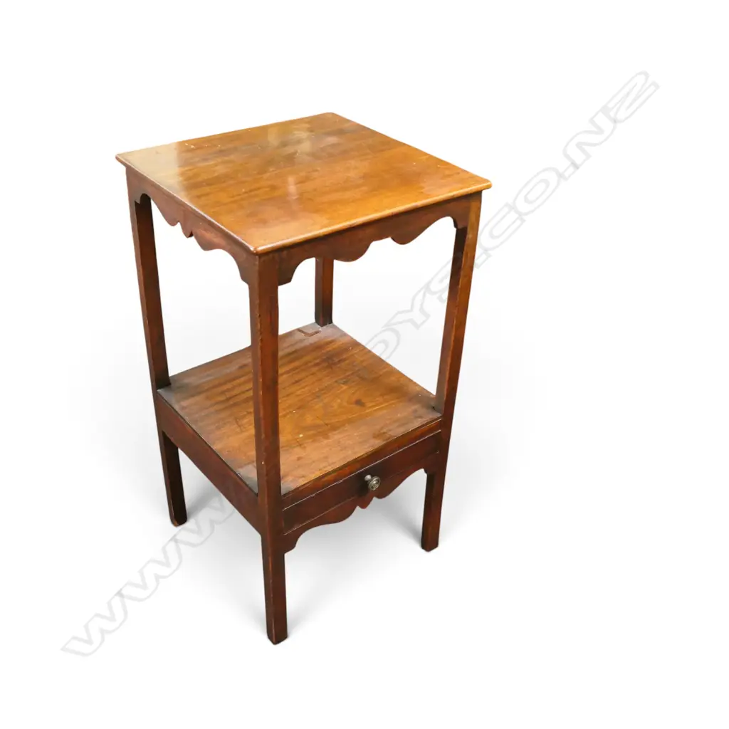 ANTIQUE MAHOGANY SIDE TABLE 370x365x700mm Image 1++