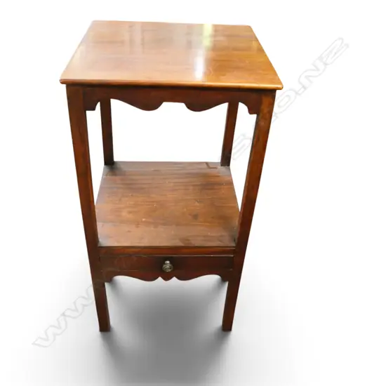 ANTIQUE MAHOGANY SIDE TABLE 370x365x700mm