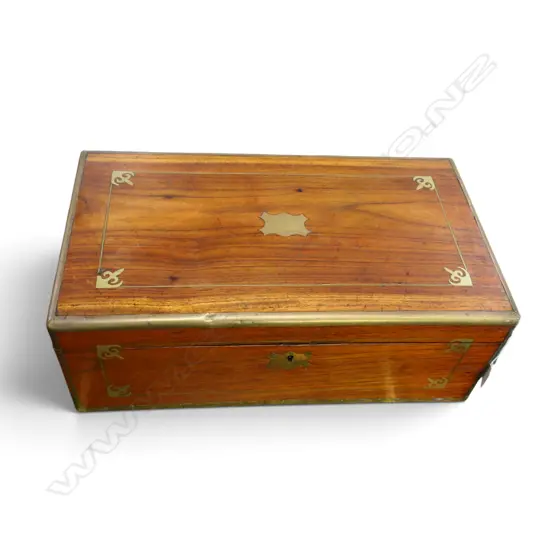 WRITING SLOPE w. BRASS INLAY W.490mm