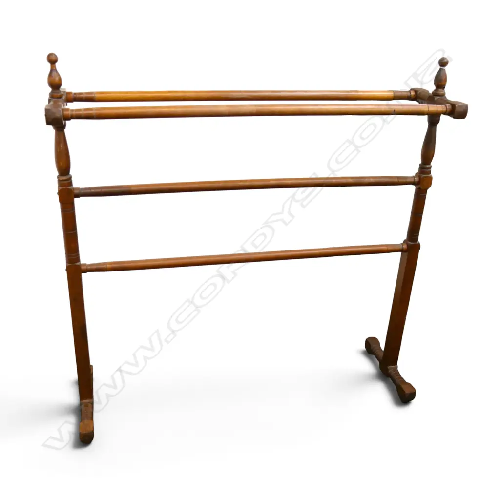 WOODEN TOWEL RAIL W.915mm Image 1++