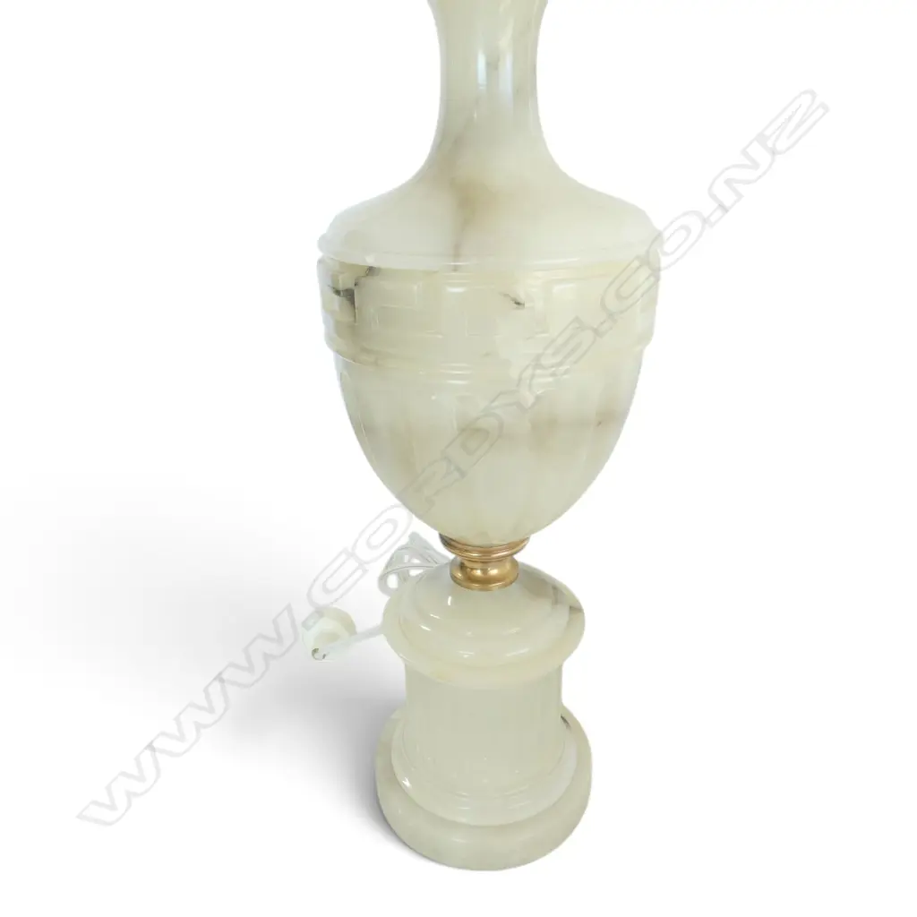 ITALIAN ALABASTER TABLE LAMP H.820mm Image 1++