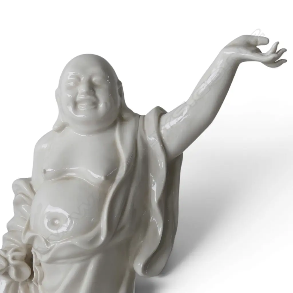 2 ORIENTAL CERAMIC FIGURES H.300mm Image 1++
